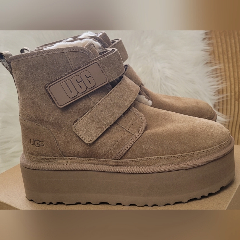 UGG Neumel Platform Sz10, Brown